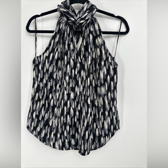 Banana Republic Satin Twist Neck Halter Top Sz S NWT - Picture 2 of 5